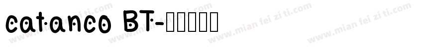 catanco BT字体转换